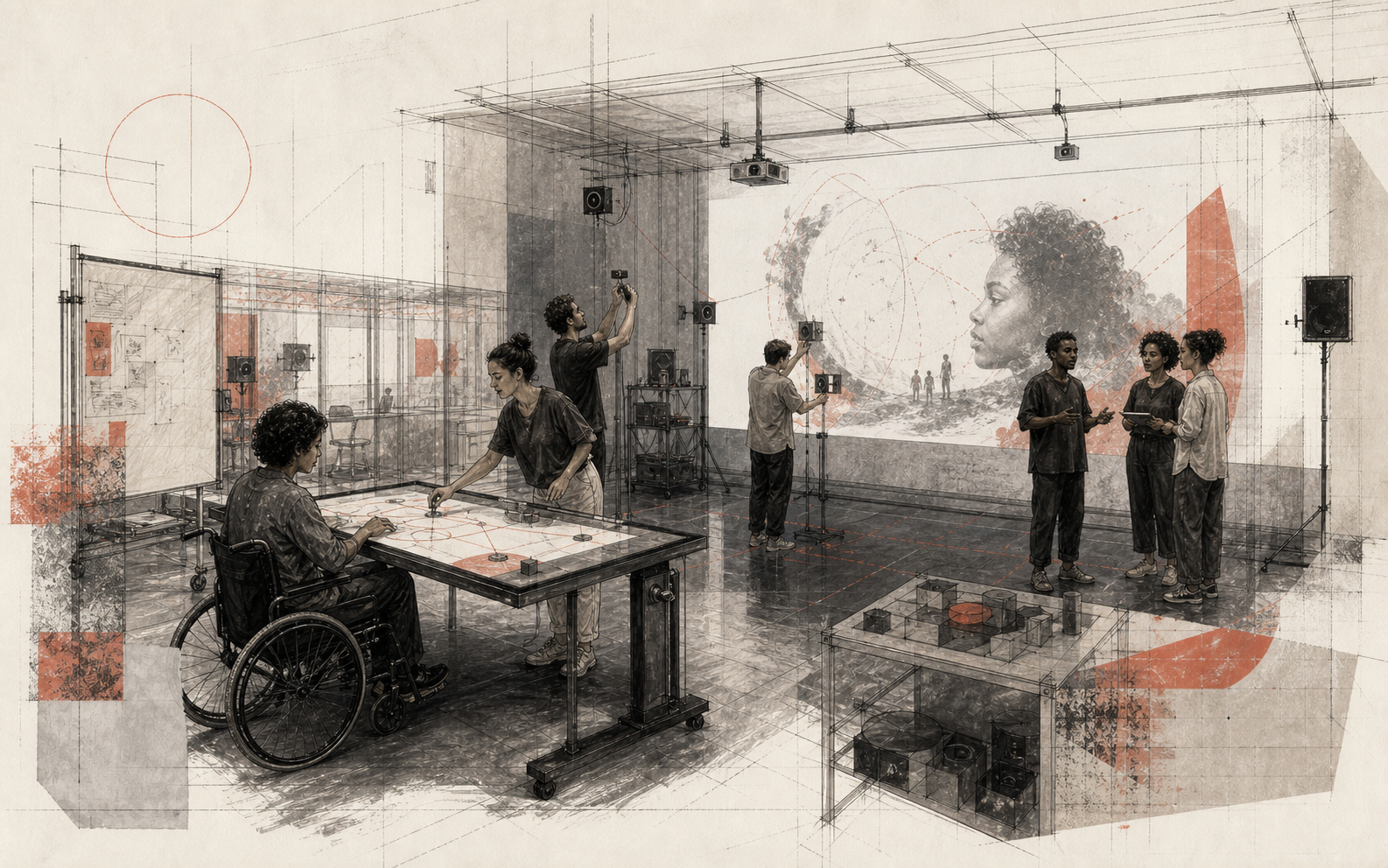 Visualização conceitual de Sala de treinamento